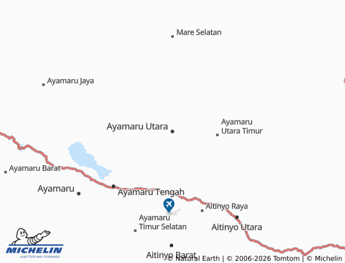 Mapa MICHELIN Ayamaru Utara - ViaMichelin