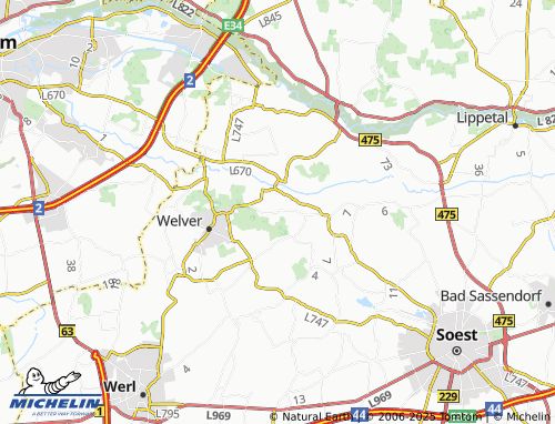 MICHELIN-Landkarte Recklingsen - ViaMichelin