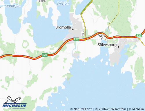 Mappa MICHELIN Nymölla - ViaMichelin
