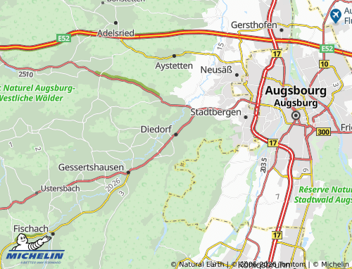 Mappa MICHELIN Diedorf - ViaMichelin
