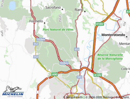 MICHELIN Quarto Casale map - ViaMichelin