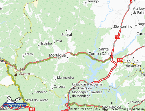 MICHELIN Barril map - ViaMichelin