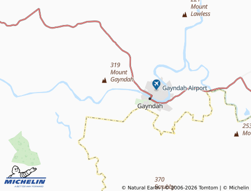 MICHELIN Mount Debateable map - ViaMichelin