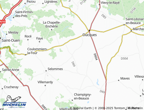 Carte MICHELIN Baigneaux - ViaMichelin