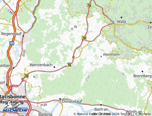 Mappa MICHELIN Bernhardswald - ViaMichelin
