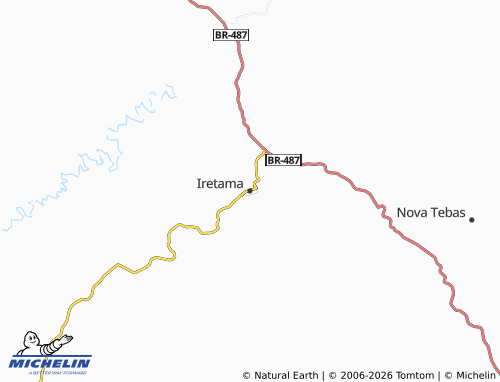 Mappa MICHELIN Iretama - ViaMichelin