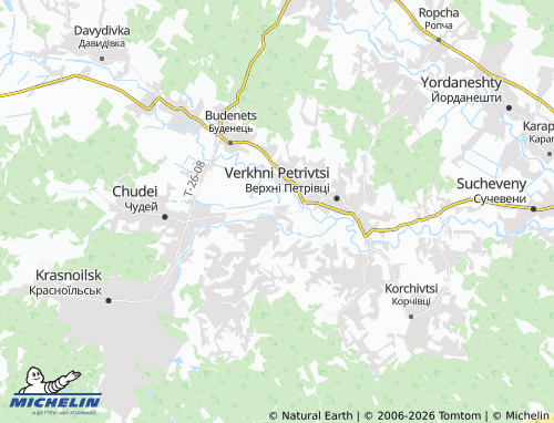 Mappa MICHELIN Yizhivtsi - ViaMichelin