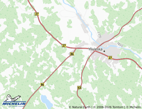 Carte MICHELIN Ojakylä - ViaMichelin