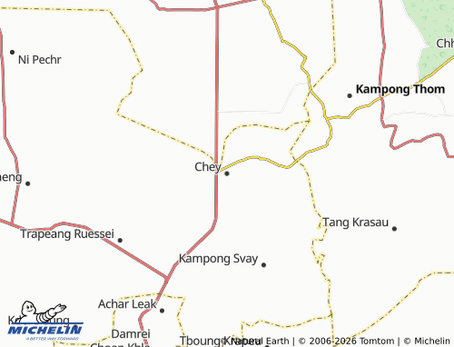 Mapa MICHELIN Chey - ViaMichelin