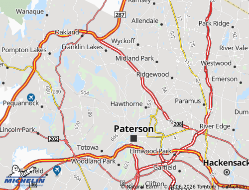 Mappa MICHELIN North Haledon - ViaMichelin