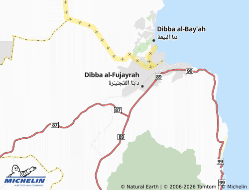 MICHELIN Seeh Dibba map - ViaMichelin