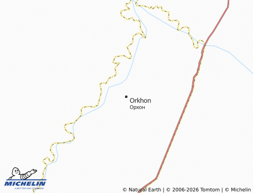 MICHELIN Orkhon map - ViaMichelin