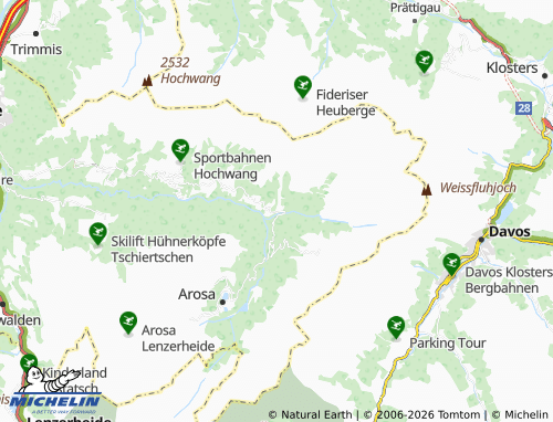 Mapa MICHELIN Langwies - ViaMichelin