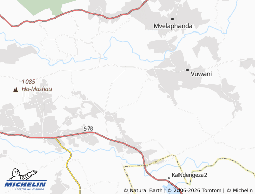 MICHELIN-Landkarte Madzwane - ViaMichelin