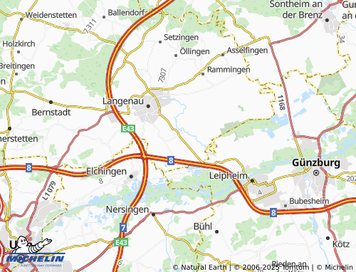 MICHELIN Riedhöfe map - ViaMichelin