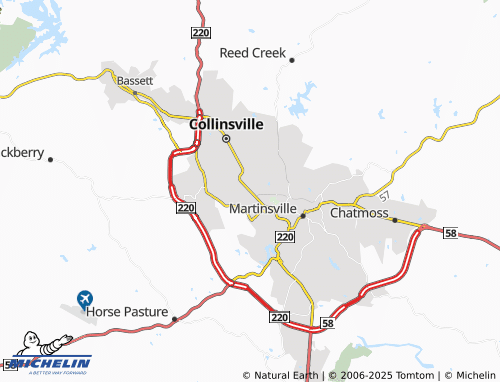 MICHELIN Villa Heights map - ViaMichelin