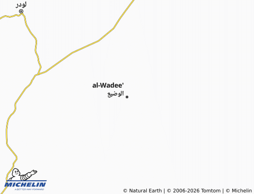 Mapa MICHELIN al-Wadee' - ViaMichelin