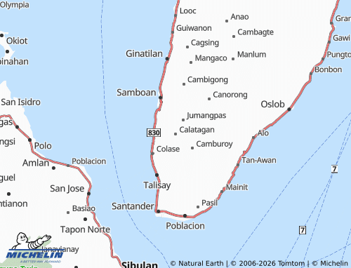 MICHELIN Calatagan map - ViaMichelin