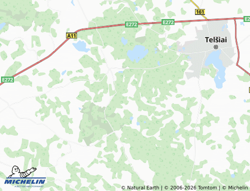 Mapa MICHELIN Brazdeikiai - ViaMichelin