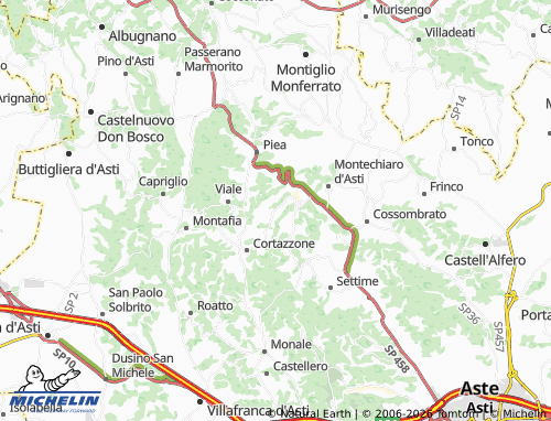 Kaart MICHELIN Soglio - ViaMichelin