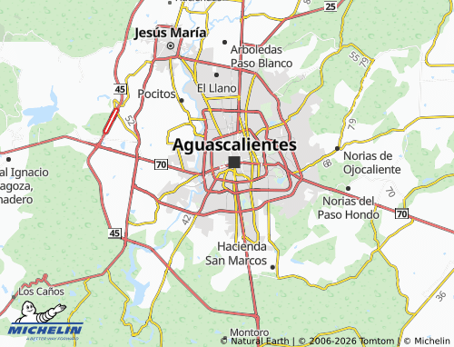 MICHELIN La Fuente map - ViaMichelin
