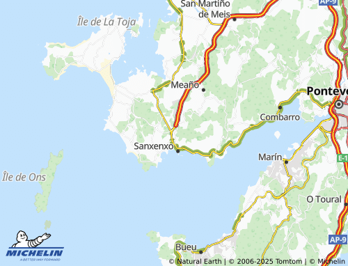 MICHELIN Fontoira map - ViaMichelin