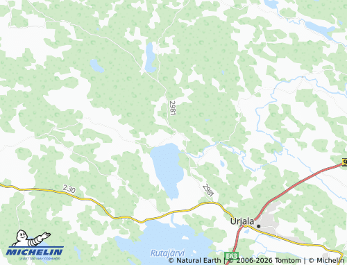 MICHELIN-Landkarte Honkola - ViaMichelin