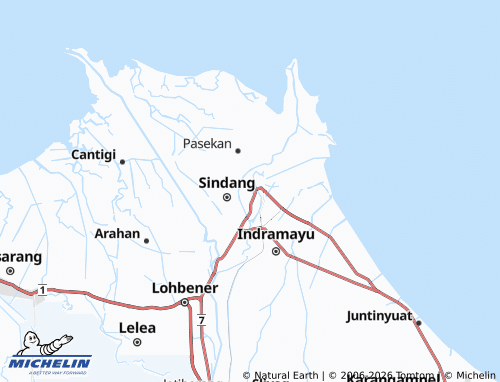 MICHELIN-Landkarte Penganjang - ViaMichelin