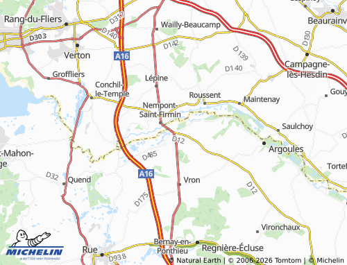 Mapa MICHELIN Nampont - ViaMichelin