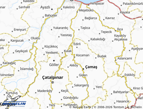 MICHELIN Hisarbey map - ViaMichelin