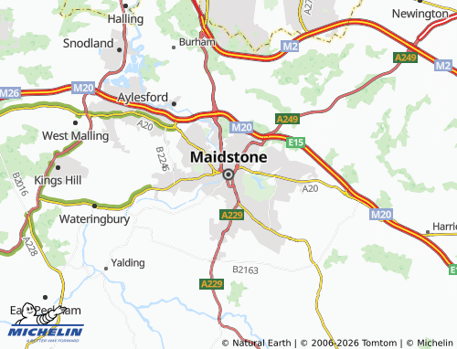 Carte MICHELIN Maidstone - ViaMichelin