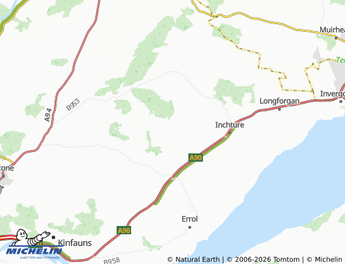 Mappa MICHELIN Kinnaird - ViaMichelin
