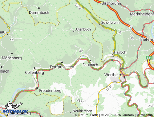 Mappa MICHELIN Stadtprozelten - ViaMichelin