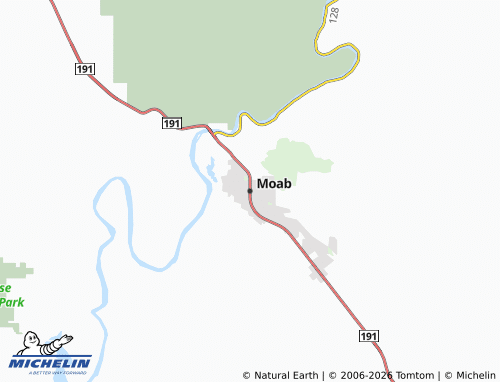 Mappa MICHELIN Moab - ViaMichelin