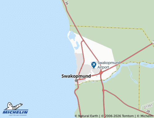 MICHELIN Vogelstrand map - ViaMichelin
