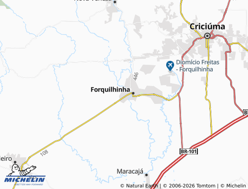 Mapa MICHELIN Santa Isabel - ViaMichelin