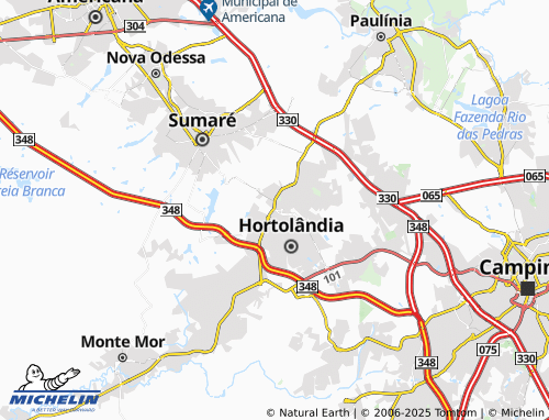 MICHELIN Vila São Francisco map - ViaMichelin
