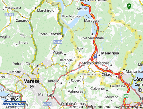 MICHELIN Saltrio map - ViaMichelin