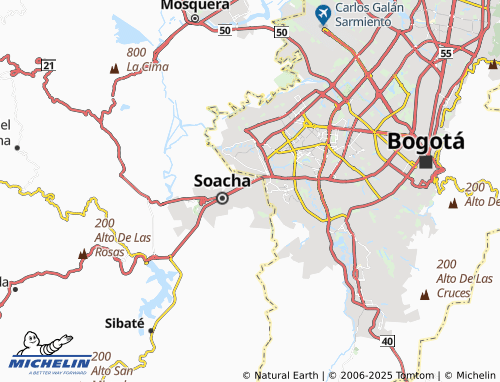 MICHELIN Serranías de La Peña II map - ViaMichelin