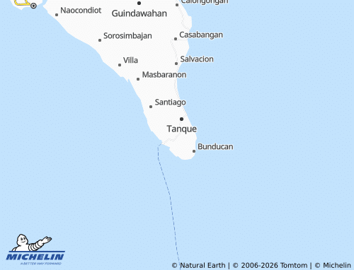 MICHELIN Tunga map - ViaMichelin