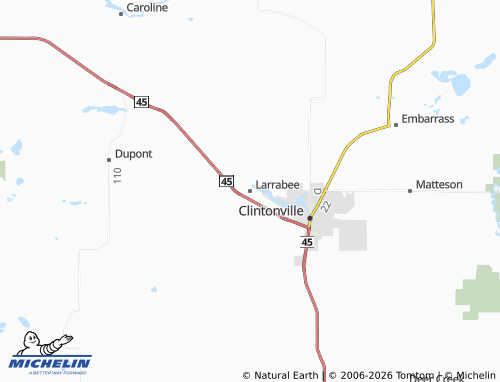 Mappa MICHELIN Larrabee - ViaMichelin