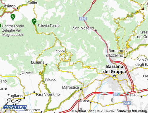 Mapa MICHELIN Pizzati - ViaMichelin