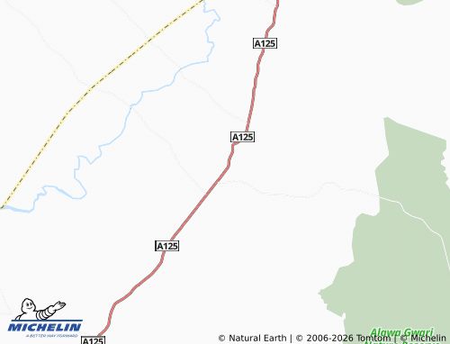MICHELIN Pandogari map - ViaMichelin