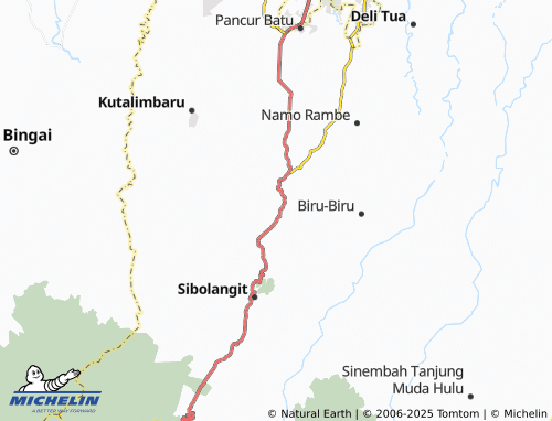 MICHELIN Rambung Baru map - ViaMichelin