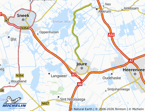 MICHELIN-Landkarte Broek - ViaMichelin