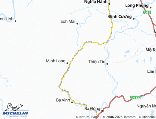 Kaart MICHELIN Minh Long - ViaMichelin