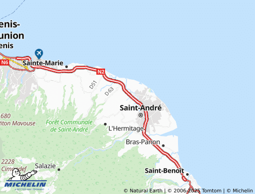 Mappa MICHELIN Délices - ViaMichelin