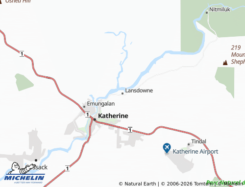 Mapa MICHELIN Lansdowne - ViaMichelin