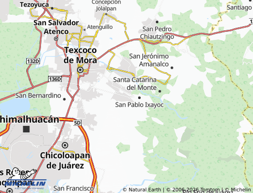 Carte MICHELIN Tequexquinahuac - ViaMichelin