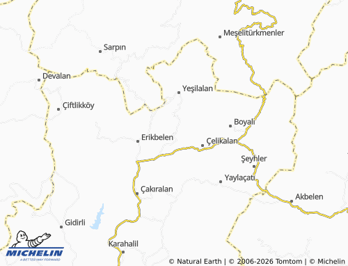 MICHELIN Belalan map - ViaMichelin